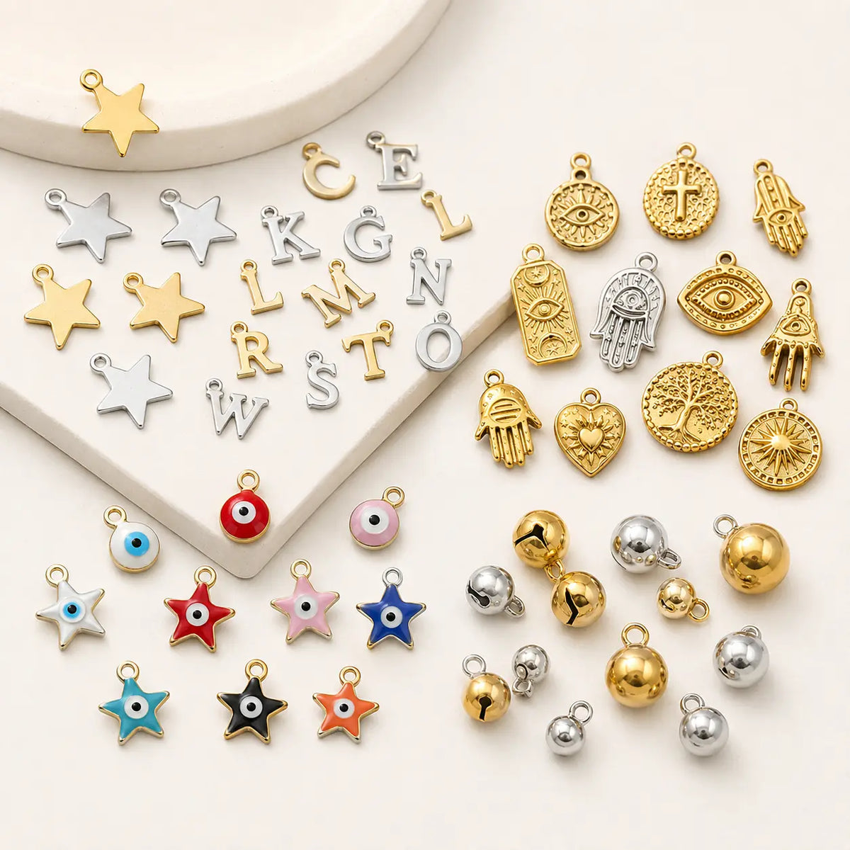 Stainless Steel Charms & Pendants