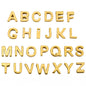 Stainless Steel Alphabet Shape Beads – A-Z