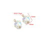 Crystal & Pearl Bead Charms with Stainless Steel Loop