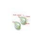 Crystal & Pearl Bead Charms with Stainless Steel Loop