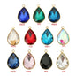 Faceted Glass Heart Charms