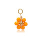 Multicolor Crystal Flower Charms