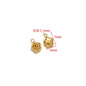 Stainless Steel 3D Rose Flower Charms