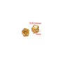 Stainless Steel 3D Rose Flower Charms
