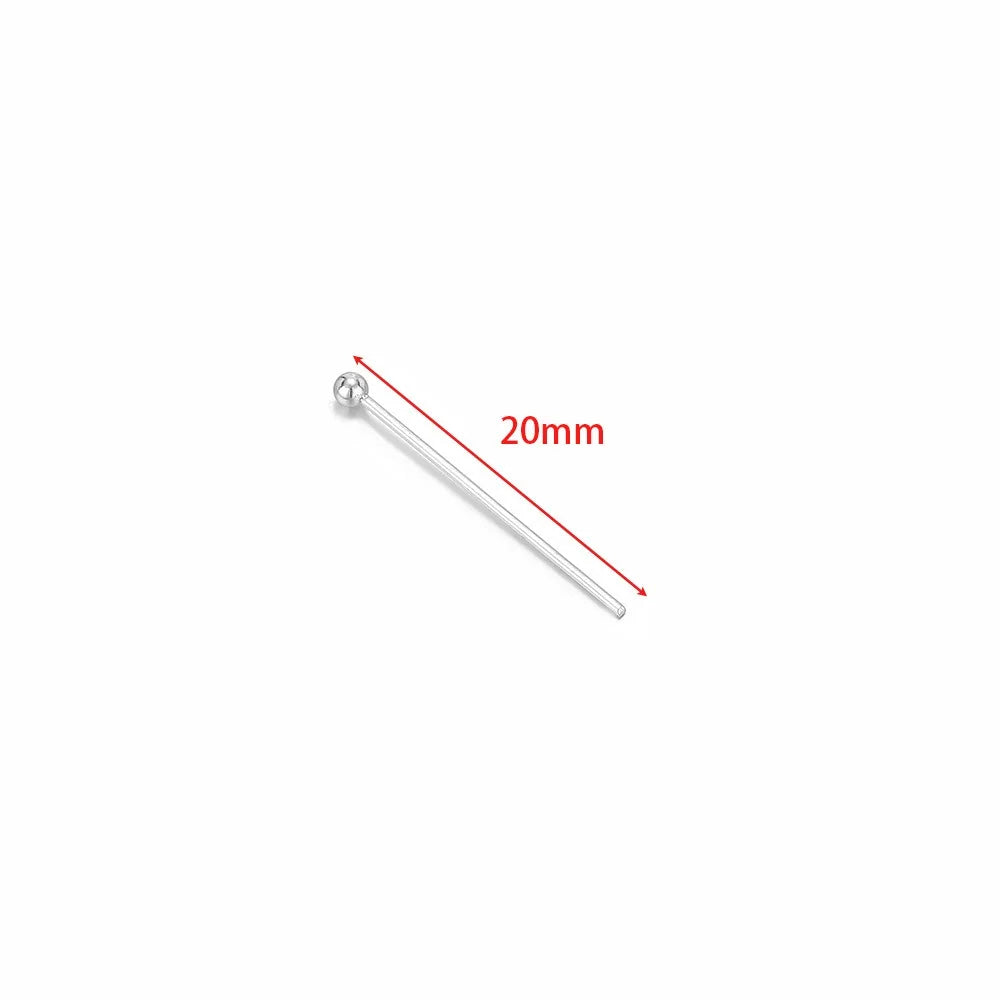 UEE Jewelry Stainless Steel Ball Head Pins