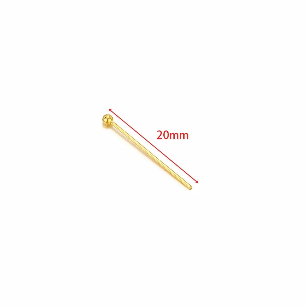 UEE Jewelry Stainless Steel Ball Head Pins