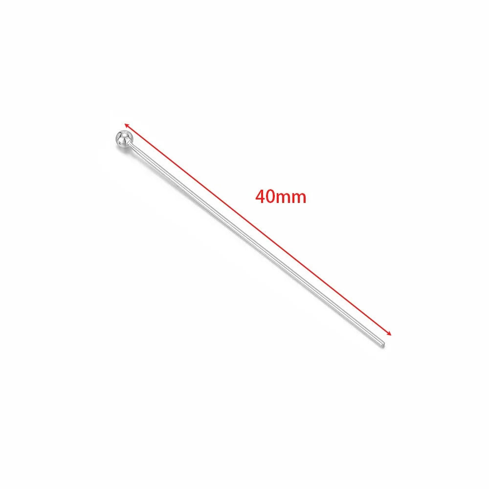 UEE Jewelry Stainless Steel Ball Head Pins