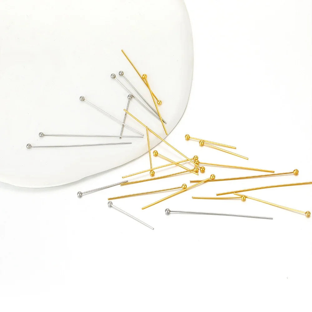 UEE Jewelry Stainless Steel Ball Head Pins