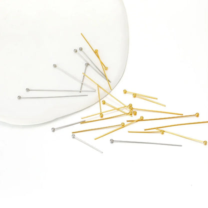 UEE Jewelry Stainless Steel Ball Head Pins