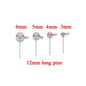 Stainless Steel Ball Stud Earring Posts with Loop