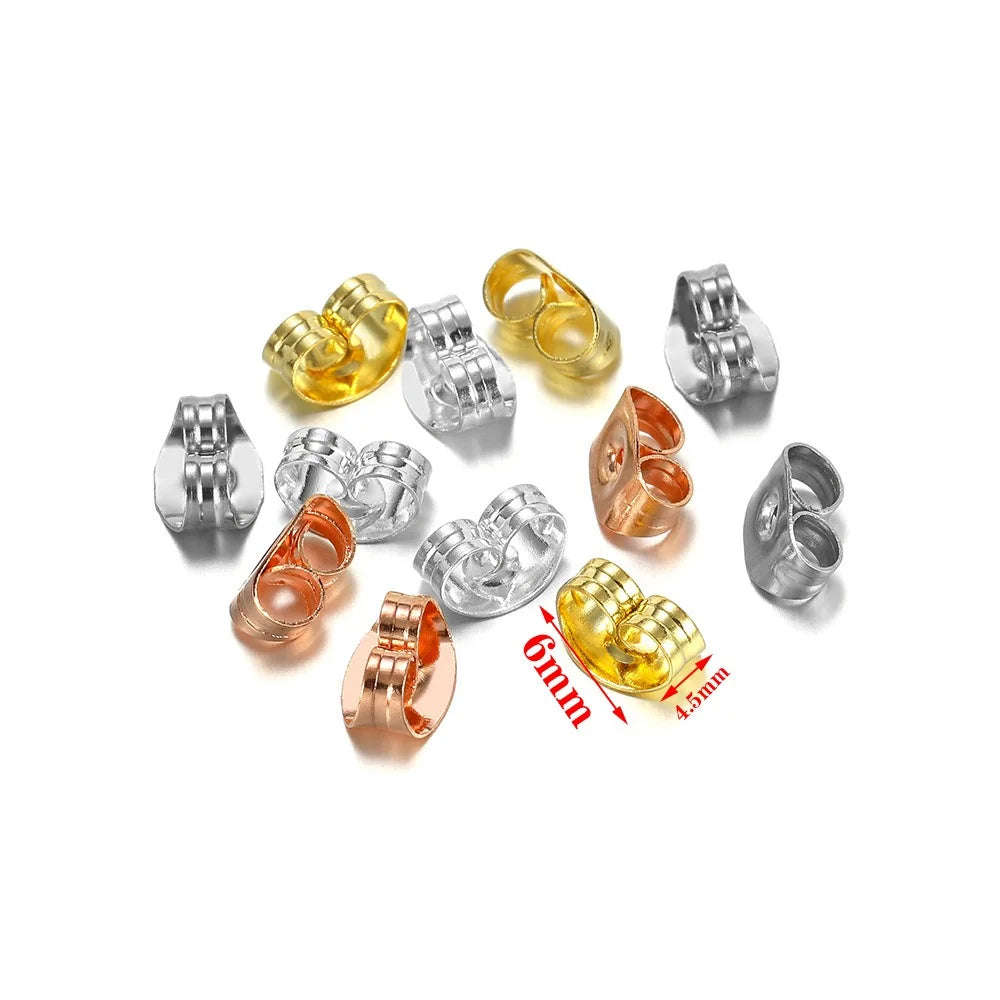 Stainless Steel Butterfly Earring Backs