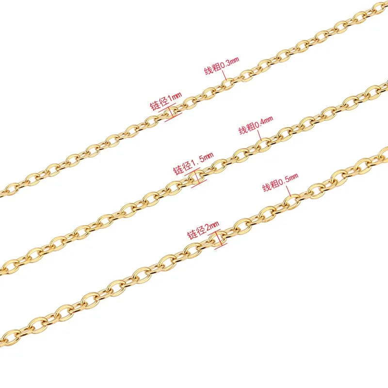 Stainless Steel Cable Chain for Jewelry Making
