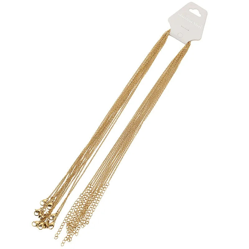 Stainless Steel Cable Chain Necklace