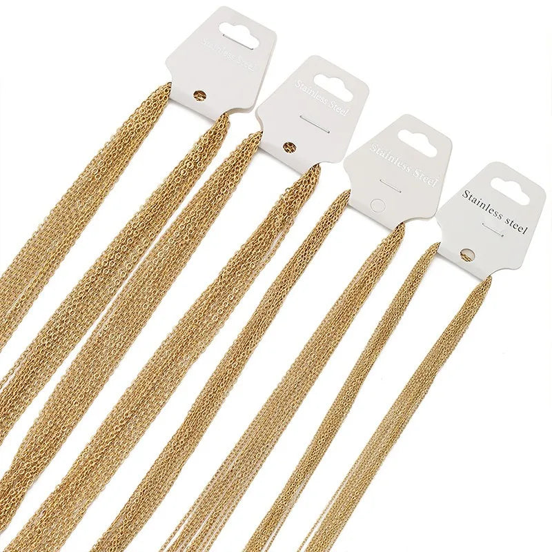 Stainless Steel Cable Chain Necklace