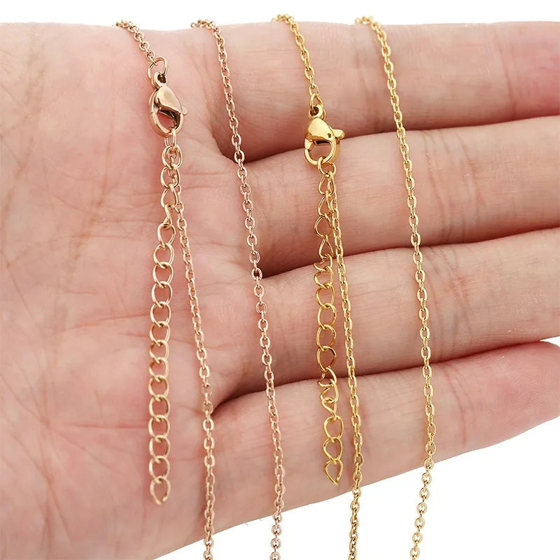 Stainless Steel Cable Chain Necklace
