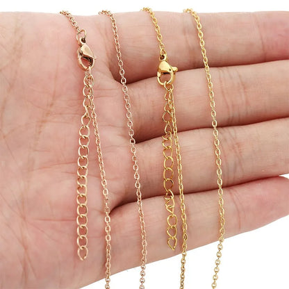 Stainless Steel Cable Chain Necklace
