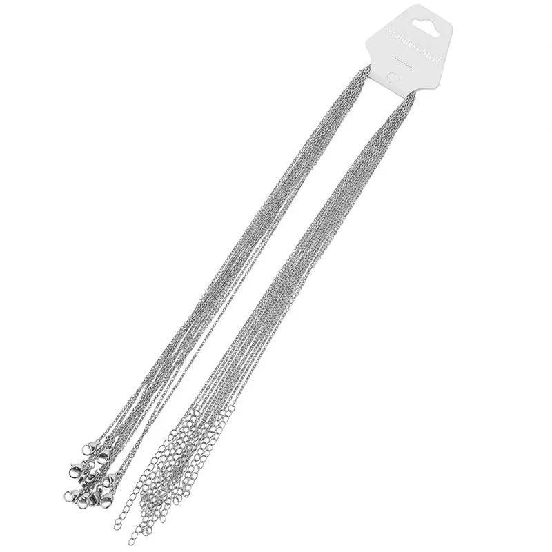 Stainless Steel Cable Chain Necklace