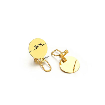 Stainless Steel Clip-On Earring Findings
