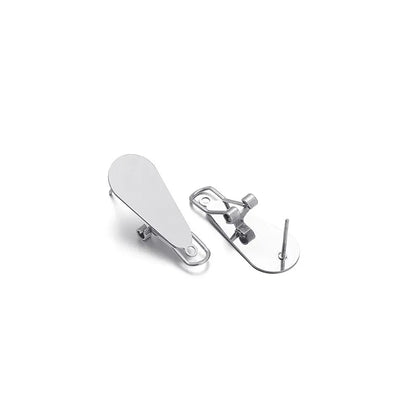 Stainless Steel Clip-On Earring Findings