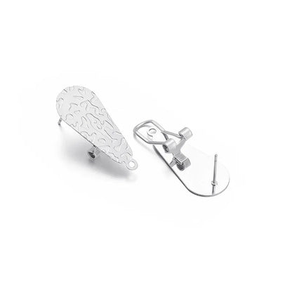 Stainless Steel Clip-On Earring Findings
