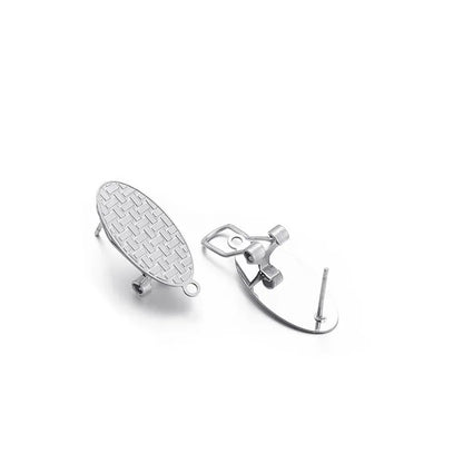 Stainless Steel Clip-On Earring Findings