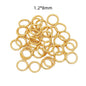 Stainless Steel Closed Jump Rings