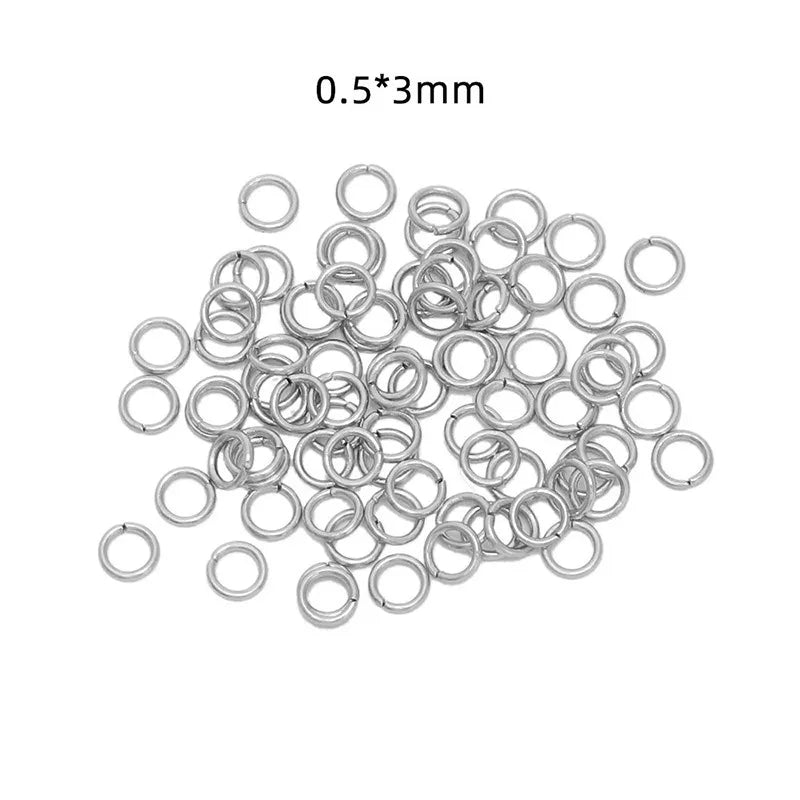 Stainless Steel Closed Jump Rings