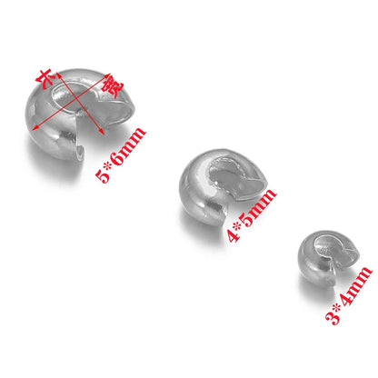 Stainless Steel Crimp Bead Covers