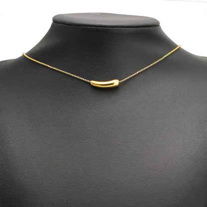 Stainless Steel Curved Tube Beads