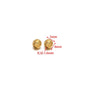 Stainless Steel Diamond-Cut Round Spacer Beads