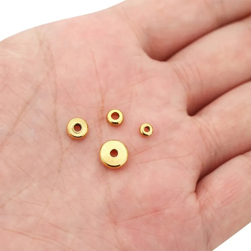 Stainless Steel Disc Spacer Beads
