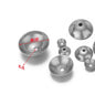 Stainless Steel Domed Bead Caps