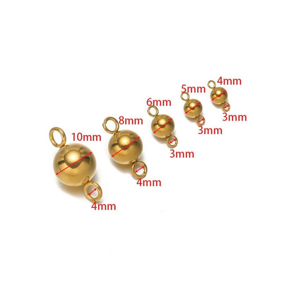 Stainless Steel Double Loop Ball Connectors