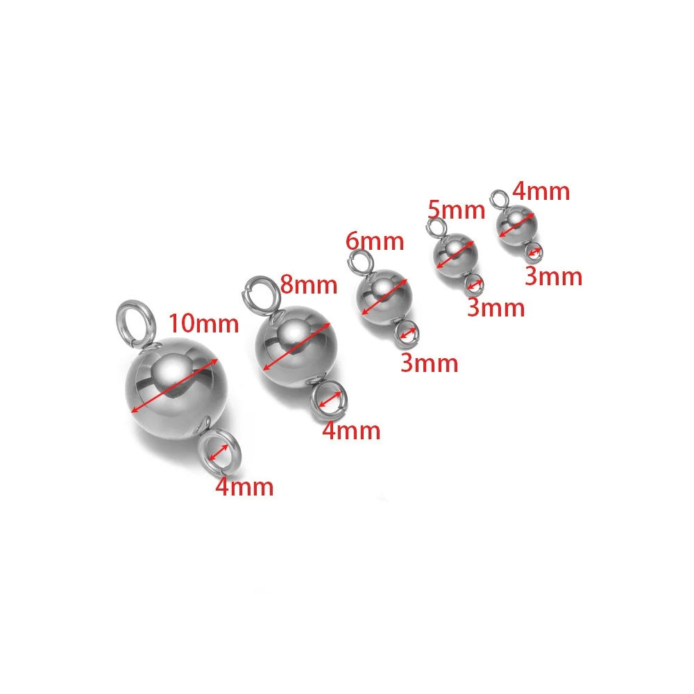 Stainless Steel Double Loop Ball Connectors