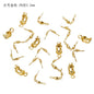 Stainless Steel Double Loop Clamshell Bead Tips
