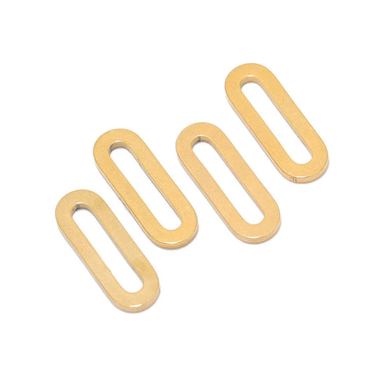 Stainless Steel Elongated Oval Connector Links
