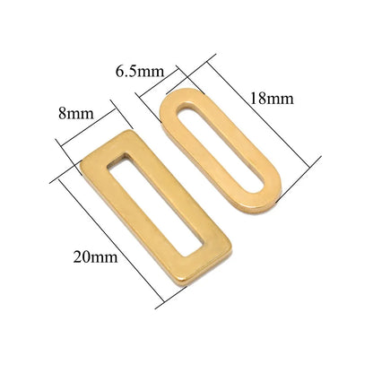 Stainless Steel Elongated Oval Connector Links