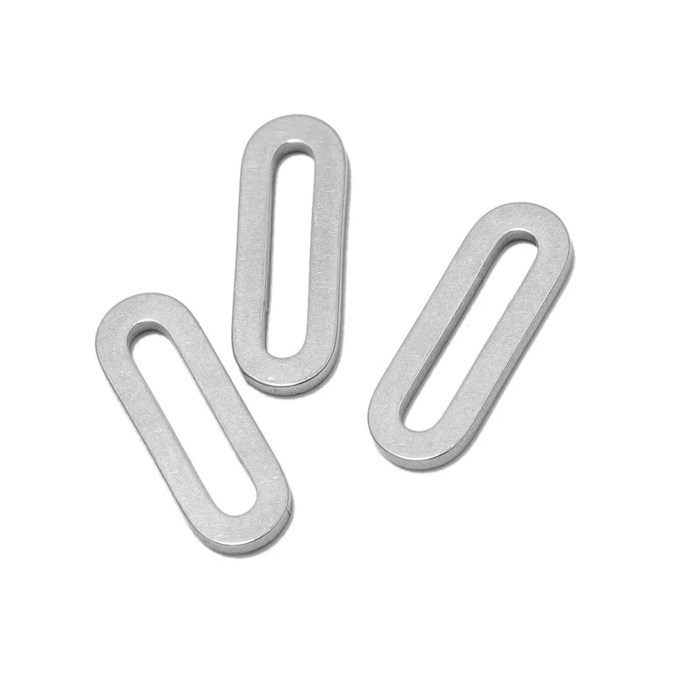 Stainless Steel Elongated Oval Connector Links