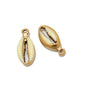 Stainless Steel Enamel Cowrie Shell Charms