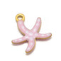 Stainless Steel Enamel Starfish Charms – 10mm
