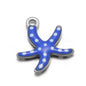Stainless Steel Enamel Starfish Charms – 10mm