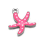Stainless Steel Enamel Starfish Charms – 10mm