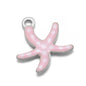 Stainless Steel Enamel Starfish Charms – 10mm