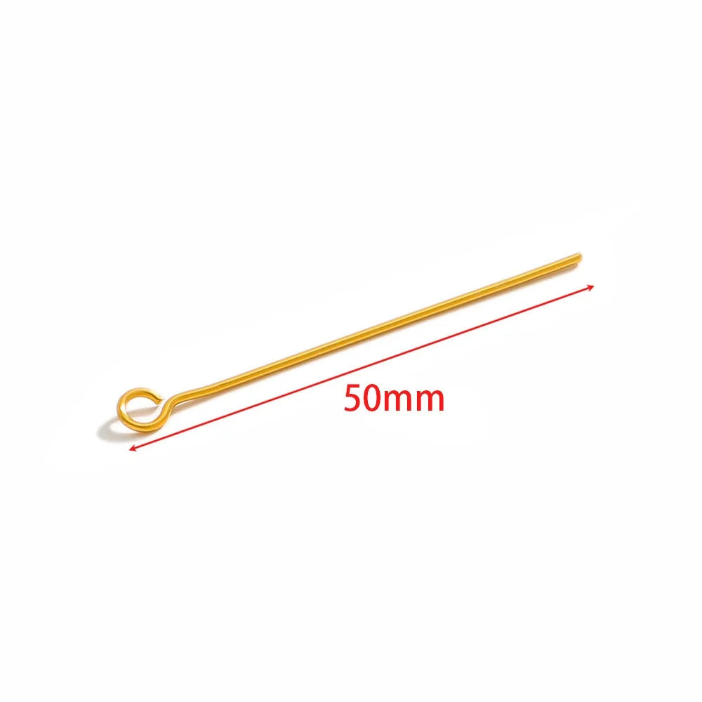 UEE Jewelry Stainless Steel Eye Pins