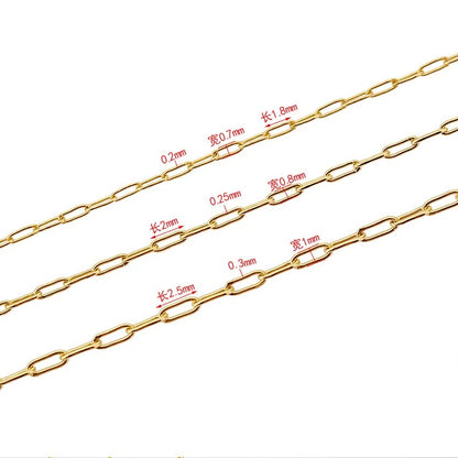 Stainless Steel Fine Cable Chain for Jewelry Making