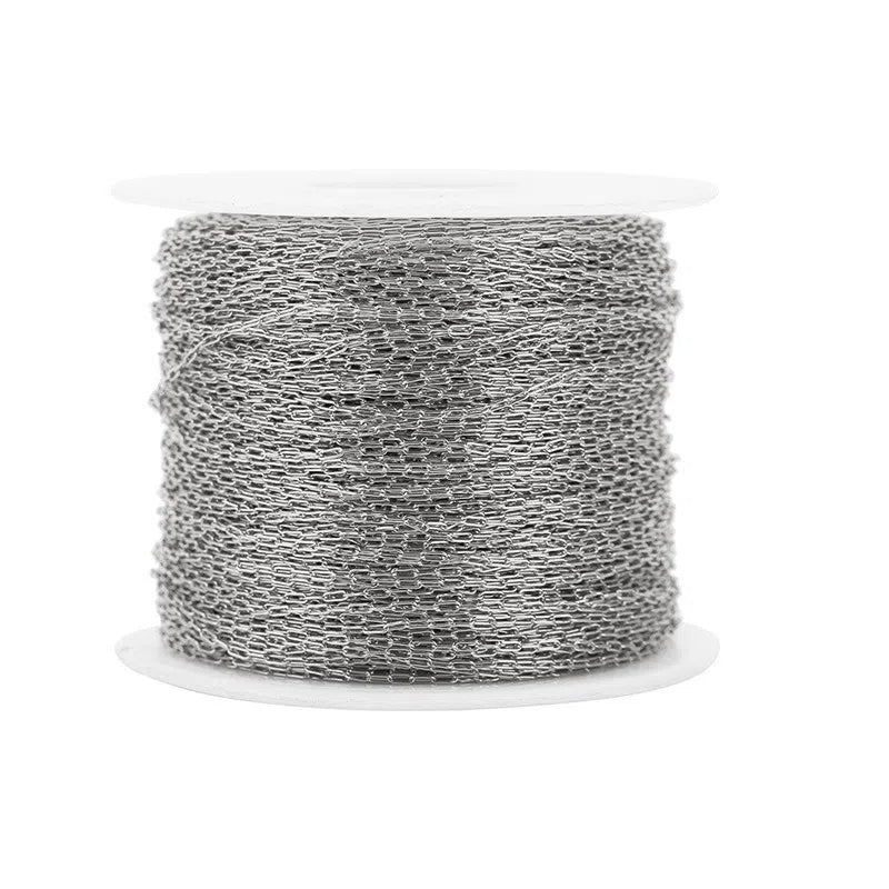 Stainless Steel Fine Cable Chain for Jewelry Making