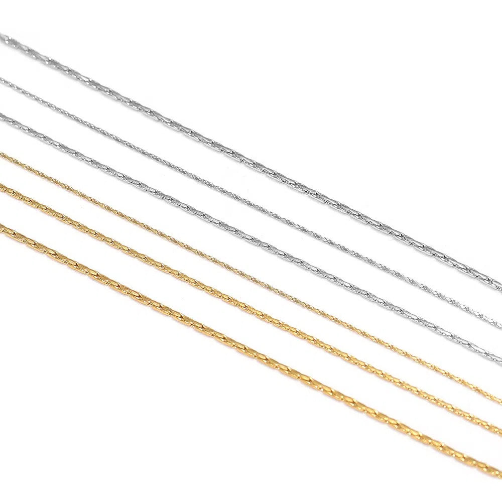 Stainless Steel Fine Square Link Chain