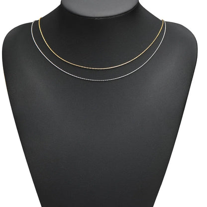 Stainless Steel Fine Square Link Chain