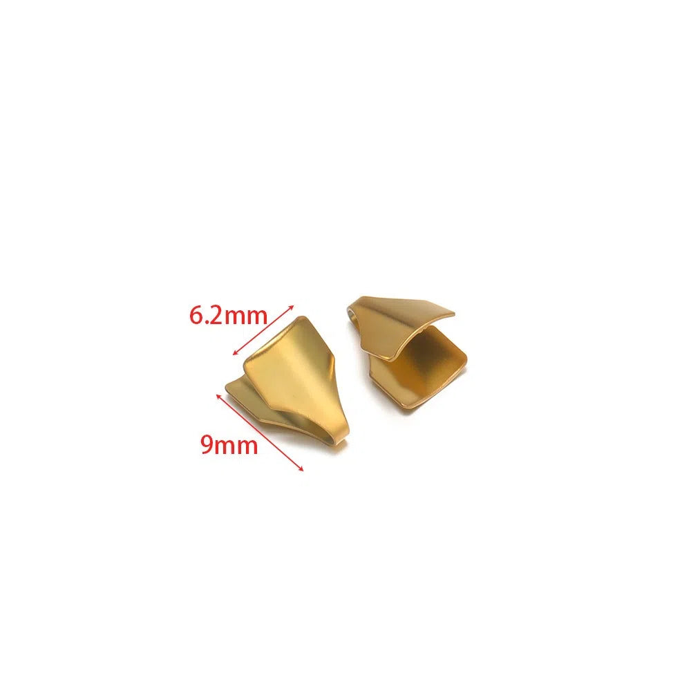 Stainless Steel Flat Snake Chain End Clamps