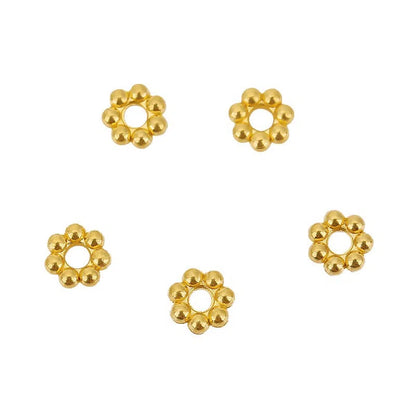 Stainless Steel Flower Spacer Beads